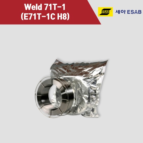 [세아에삽] WELD 71T-1 (E71T-1C H8) 플럭스코어드아크 용접봉 1.2mm (15kg)